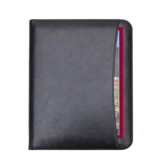 Portefeuille en cuir zippé